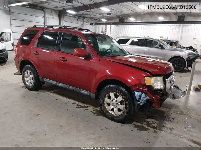 FORD ESCAPE 2010, VIN 1FMCU9EG6AKB12508