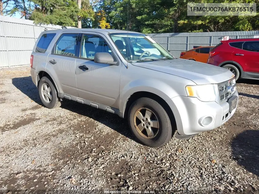 FORD ESCAPE 2010, VIN 1FMCU0C76AKB76515