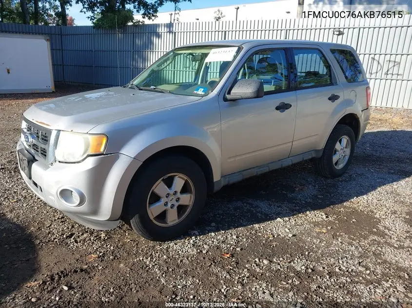2010 FORD ESCAPE VIN 1FMCU0C76AKB76515 — фото 2