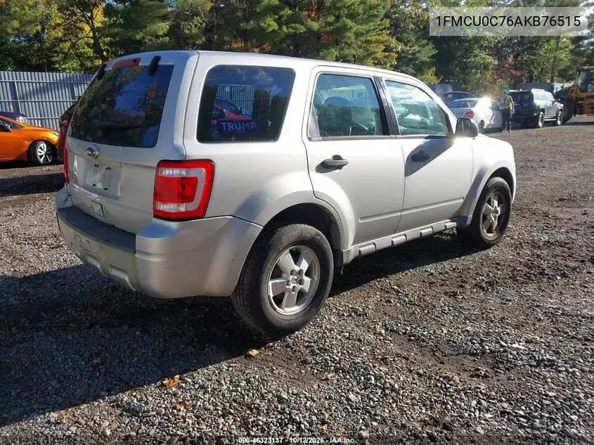 2010 FORD ESCAPE VIN 1FMCU0C76AKB76515 — фото 4