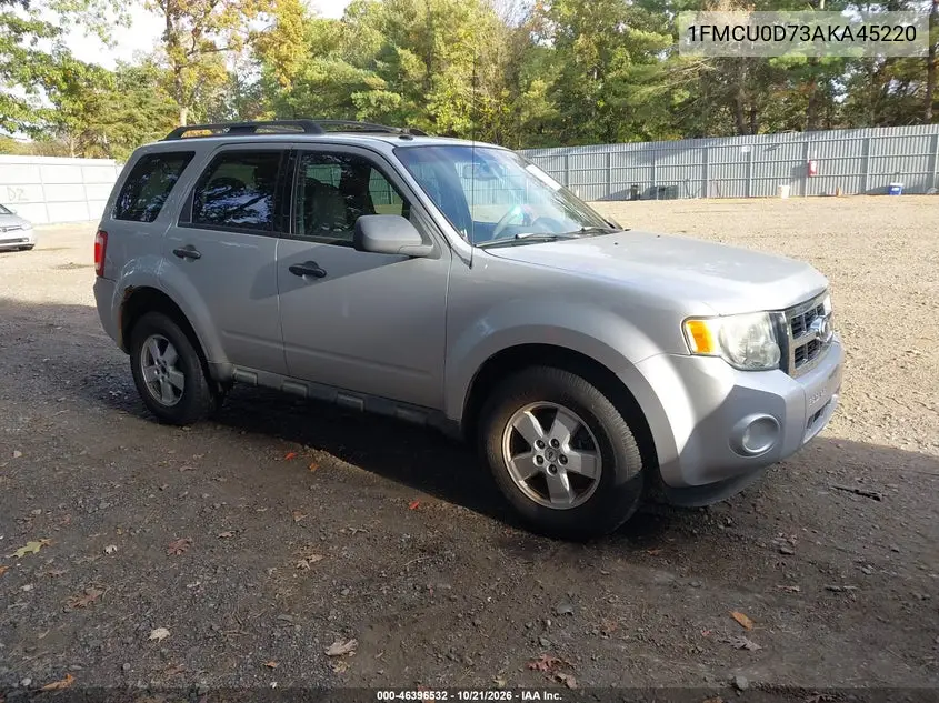 FORD ESCAPE 2010, VIN 1FMCU0D73AKA45220