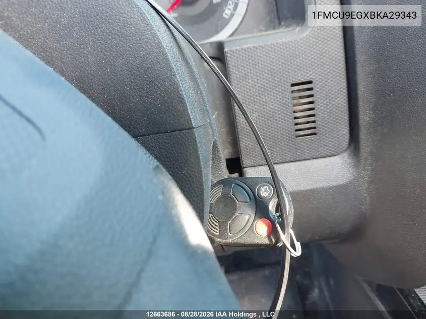 2011 FORD ESCAPE VIN 1FMCU9EGXBKA29343 — фото 11
