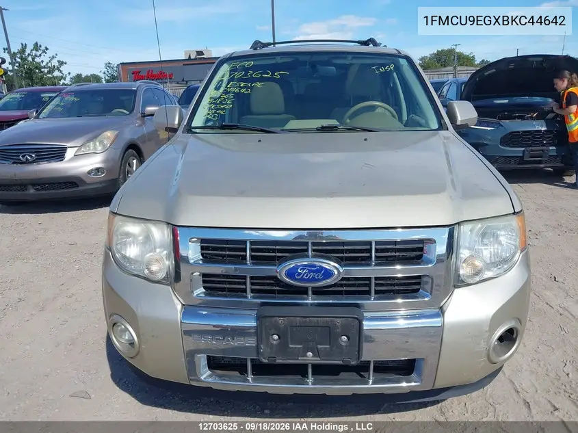 2011 FORD ESCAPE VIN 1FMCU9EGXBKC44642 — фото 11