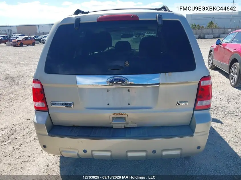 2011 FORD ESCAPE VIN 1FMCU9EGXBKC44642 — фото 15