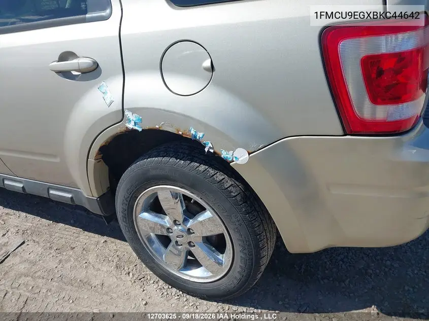 2011 FORD ESCAPE VIN 1FMCU9EGXBKC44642 — фото 6