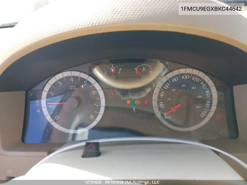 2011 FORD ESCAPE VIN 1FMCU9EGXBKC44642 — фото 7