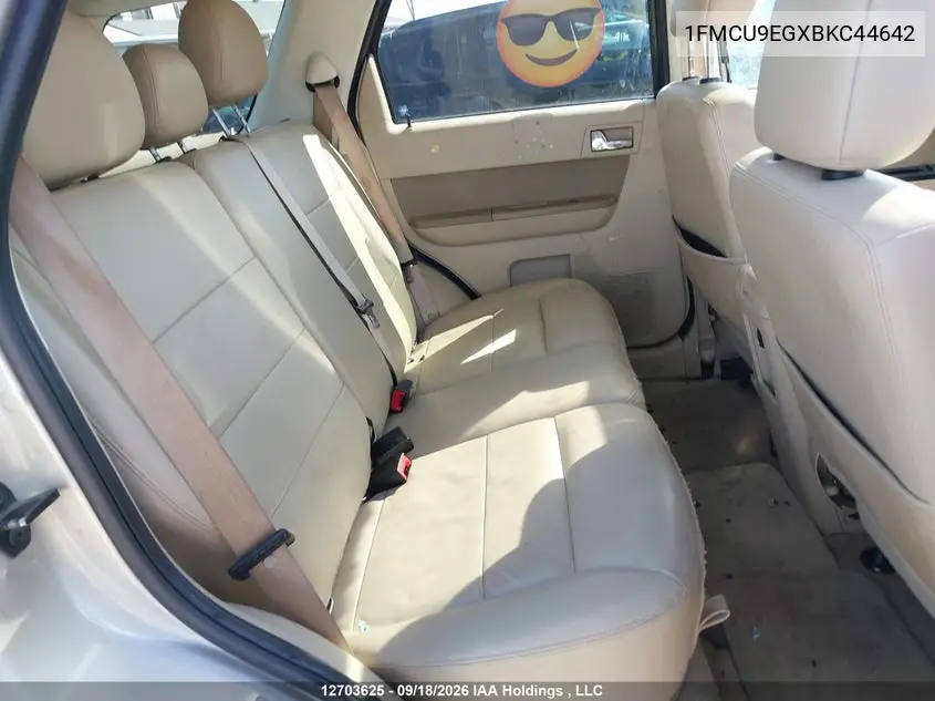 2011 FORD ESCAPE VIN 1FMCU9EGXBKC44642 — фото 8