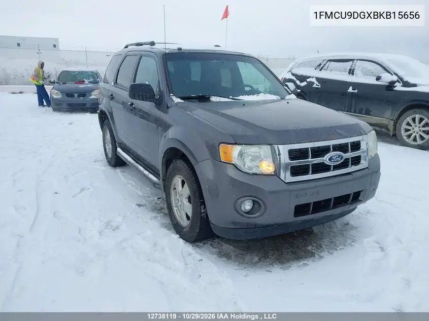 FORD ESCAPE 2011, VIN 1FMCU9DGXBKB15656