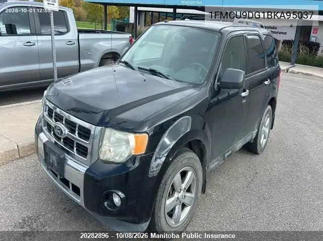 2011 FORD ESCAPE VIN 1FMCU9DG1BKA95037 — фото 2