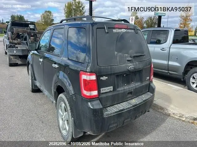 2011 FORD ESCAPE VIN 1FMCU9DG1BKA95037 — фото 3