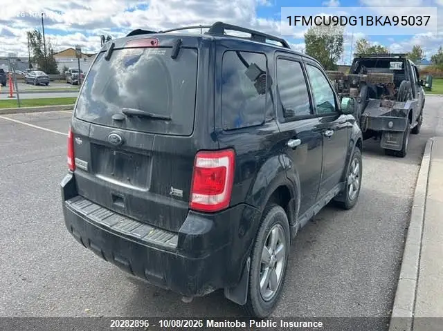 2011 FORD ESCAPE VIN 1FMCU9DG1BKA95037 — фото 4