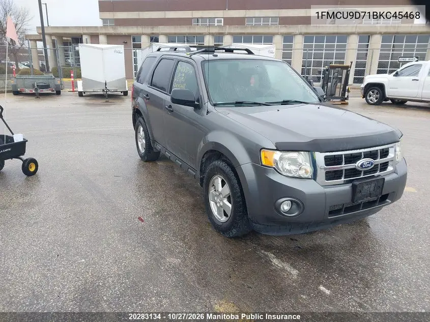 FORD ESCAPE 2011, VIN 1FMCU9D71BKC45468