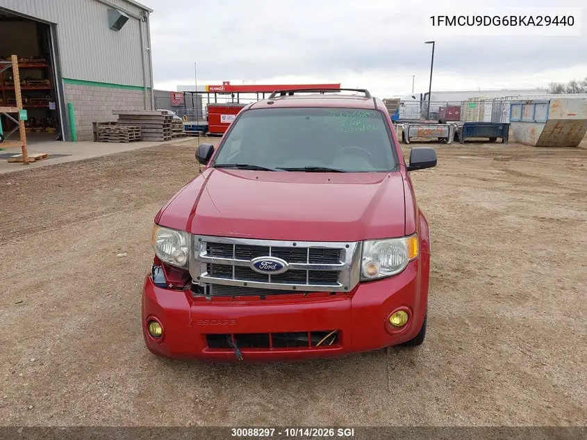 2011 FORD ESCAPE VIN 1FMCU9DG6BKA29440 — фото 12