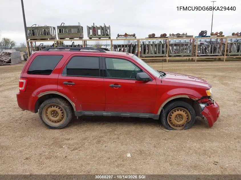 2011 FORD ESCAPE VIN 1FMCU9DG6BKA29440 — фото 13
