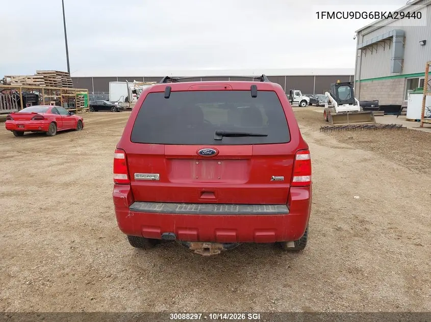2011 FORD ESCAPE VIN 1FMCU9DG6BKA29440 — фото 16