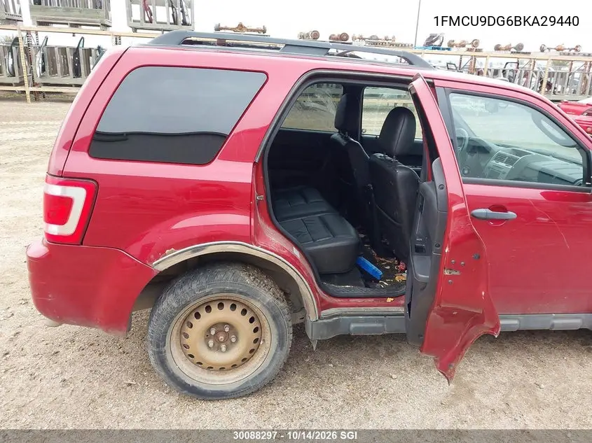 2011 FORD ESCAPE VIN 1FMCU9DG6BKA29440 — фото 8