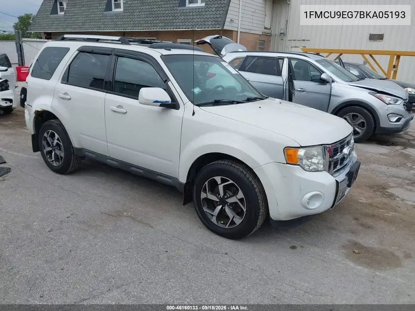 FORD ESCAPE 2011, VIN 1FMCU9EG7BKA05193
