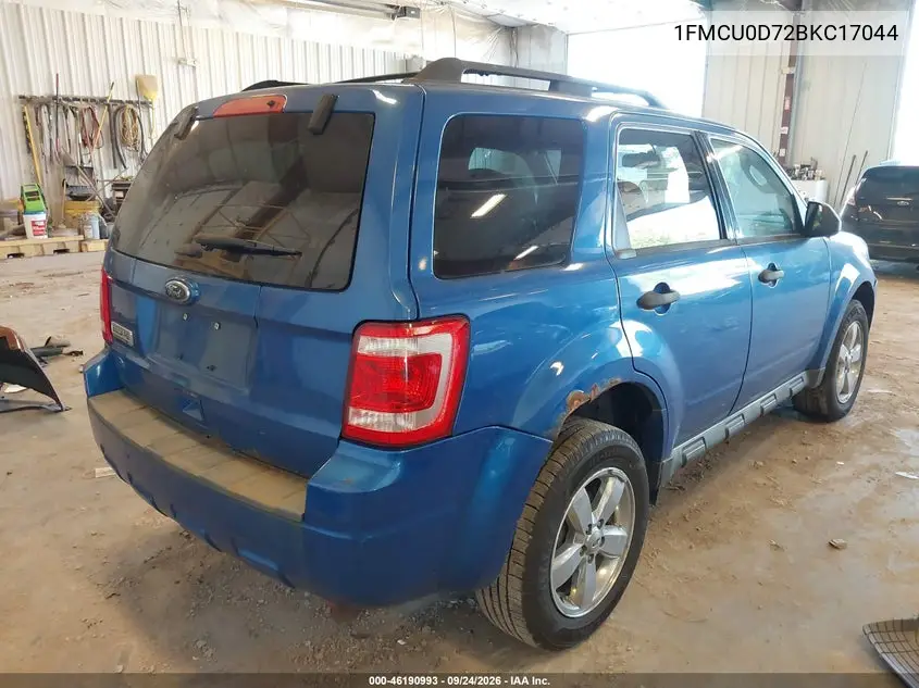 2011 FORD ESCAPE VIN 1FMCU0D72BKC17044 — фото 4