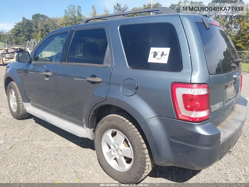 2011 FORD ESCAPE VIN 1FMCU9DG4BKA77938 — фото 3