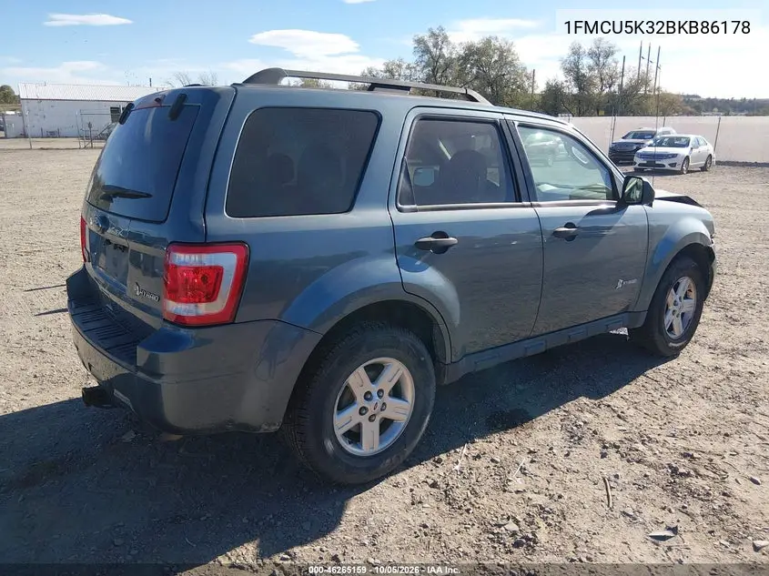 2011 FORD ESCAPE VIN 1FMCU5K32BKB86178 — фото 4