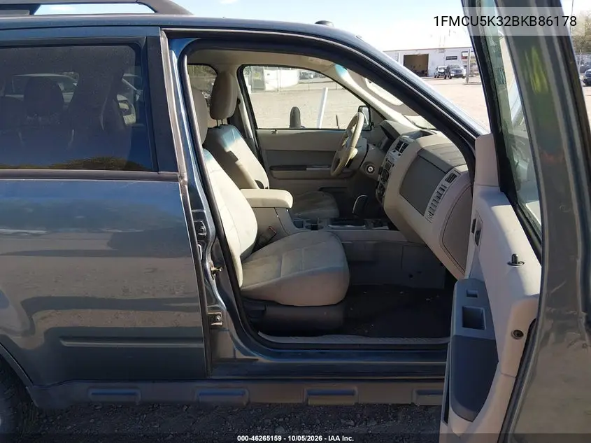 2011 FORD ESCAPE VIN 1FMCU5K32BKB86178 — фото 5