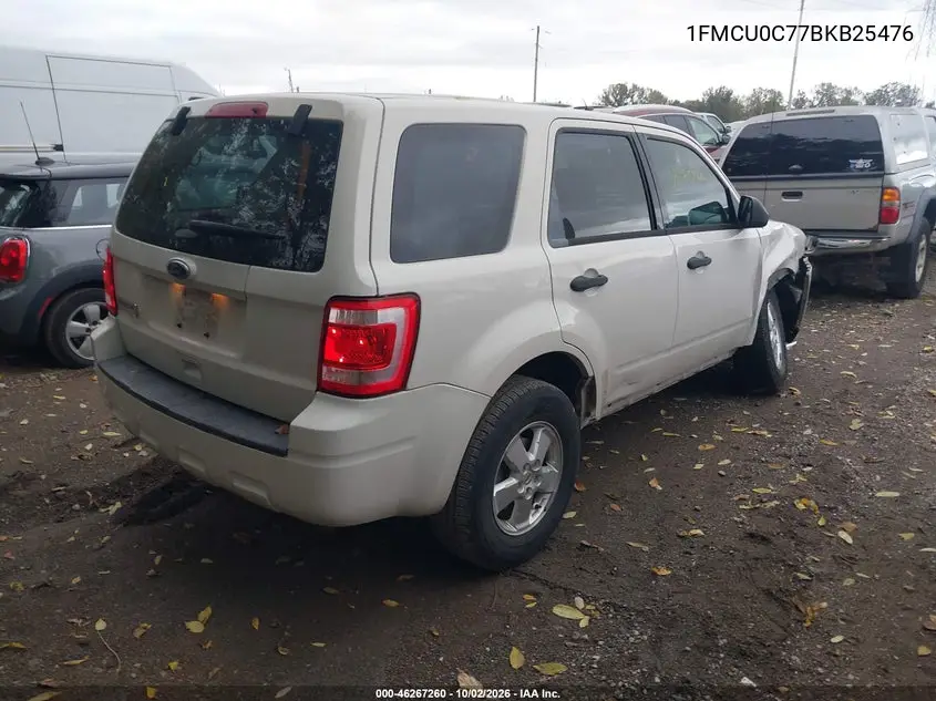 2011 FORD ESCAPE VIN 1FMCU0C77BKB25476 — фото 4