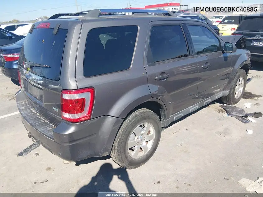 2011 FORD ESCAPE VIN 1FMCU0EG0BKC40885 — фото 4