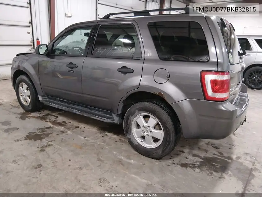 2011 FORD ESCAPE VIN 1FMCU0D77BKB32815 — фото 3