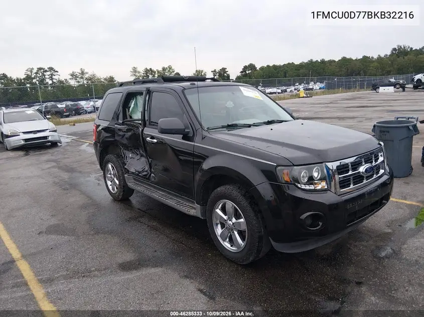 FORD ESCAPE 2011, VIN 1FMCU0D77BKB32216