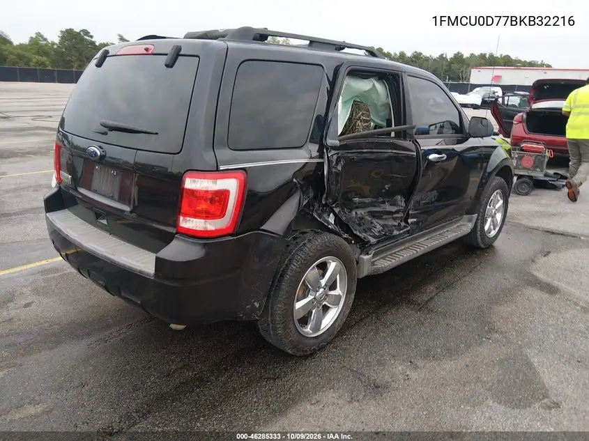2011 FORD ESCAPE VIN 1FMCU0D77BKB32216 — фото 4