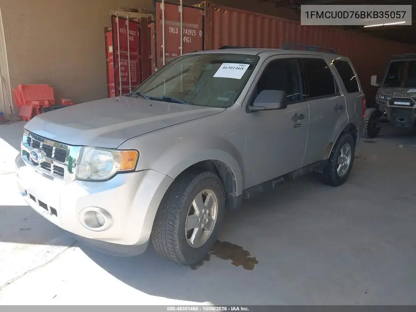 2011 FORD ESCAPE VIN 1FMCU0D76BKB35057 — фото 2