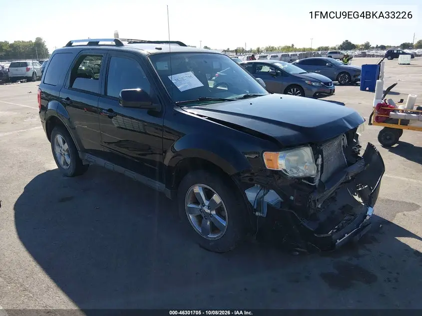 FORD ESCAPE 2011, VIN 1FMCU9EG4BKA33226