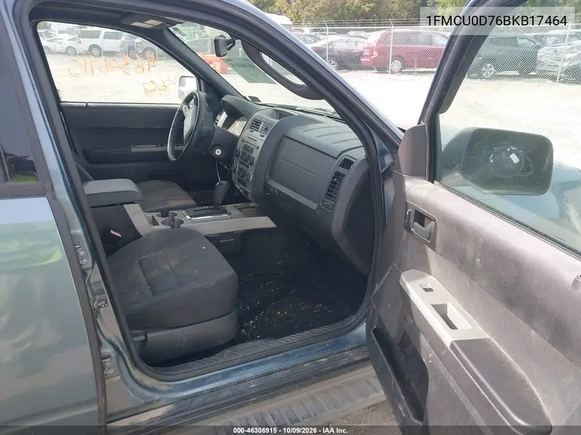 2011 FORD ESCAPE VIN 1FMCU0D76BKB17464 — фото 5