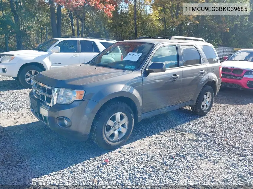 2011 FORD ESCAPE VIN 1FMCU9EG3BKC39685 — фото 2