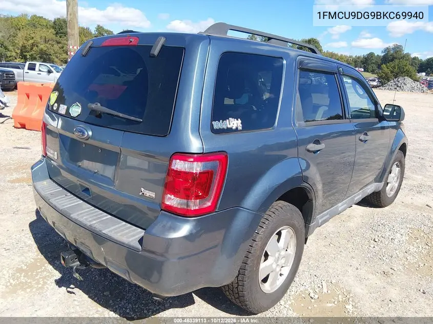 2011 FORD ESCAPE VIN 1FMCU9DG9BKC69940 — фото 4