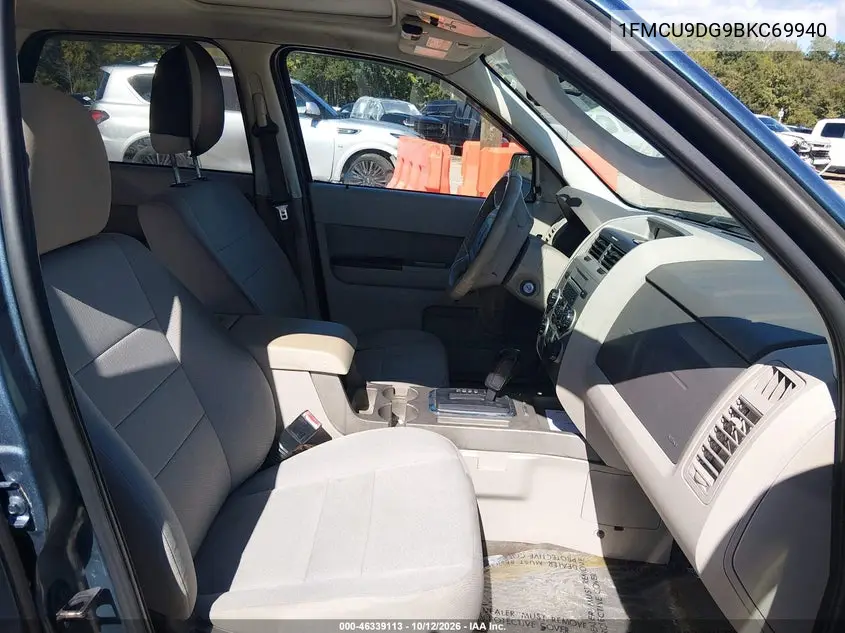 2011 FORD ESCAPE VIN 1FMCU9DG9BKC69940 — фото 5