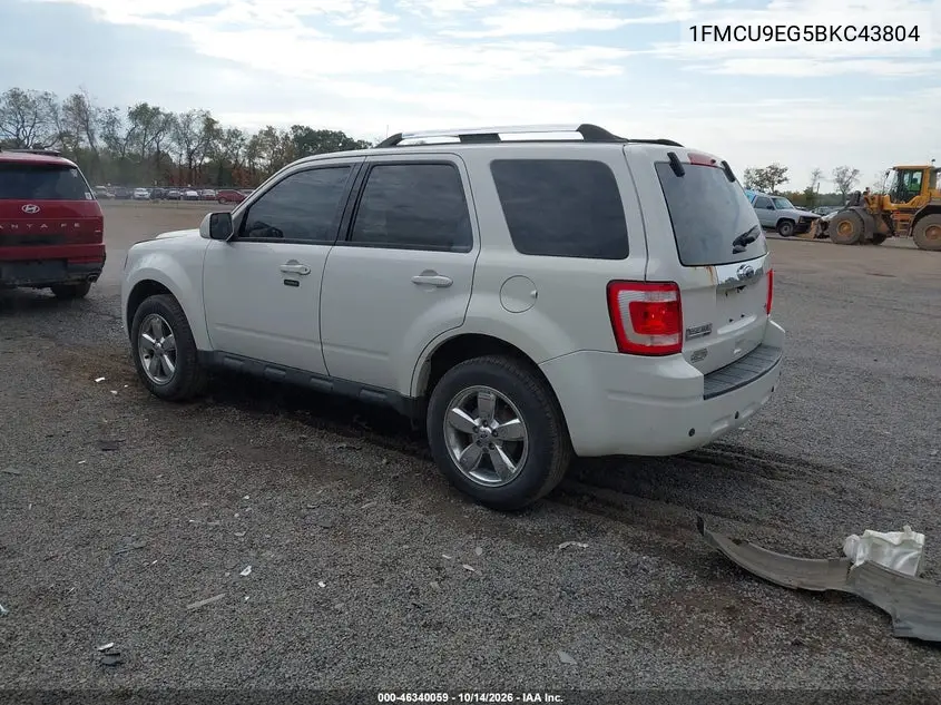 2011 FORD ESCAPE VIN 1FMCU9EG5BKC43804 — фото 3