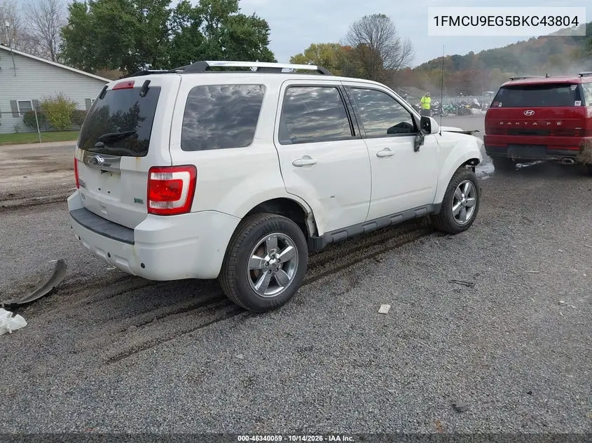 2011 FORD ESCAPE VIN 1FMCU9EG5BKC43804 — фото 4