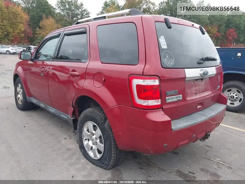 2011 FORD ESCAPE VIN 1FMCU9EG9BKB56648 — фото 3