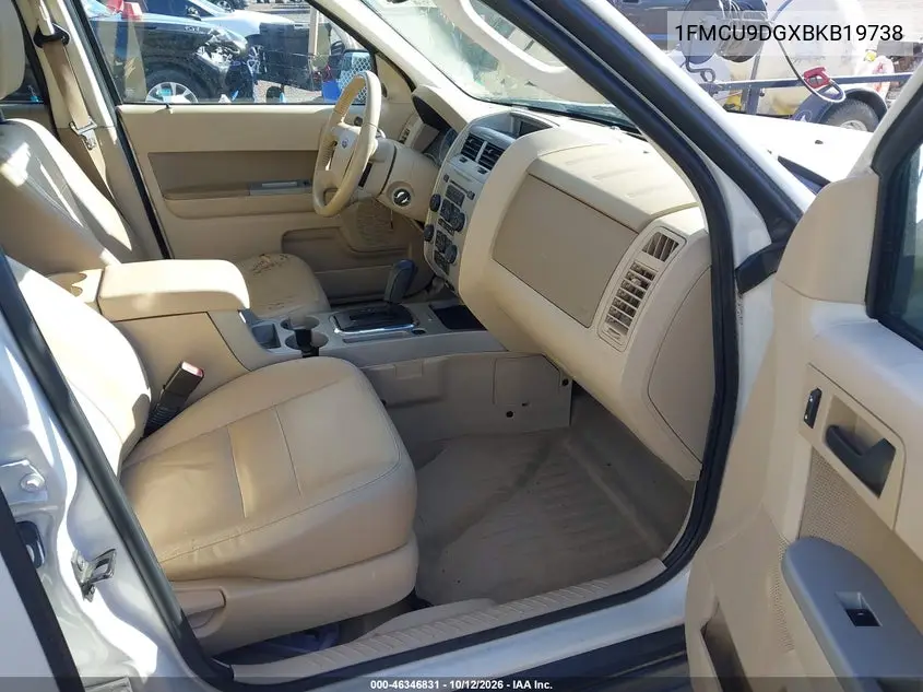 2011 FORD ESCAPE VIN 1FMCU9DGXBKB19738 — фото 5