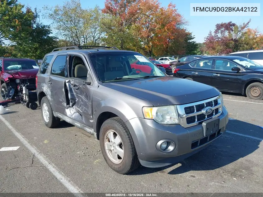 FORD ESCAPE 2011, VIN 1FMCU9DG2BKA42122