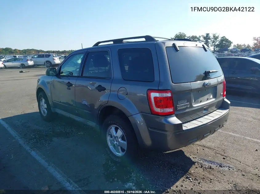 2011 FORD ESCAPE VIN 1FMCU9DG2BKA42122 — фото 3