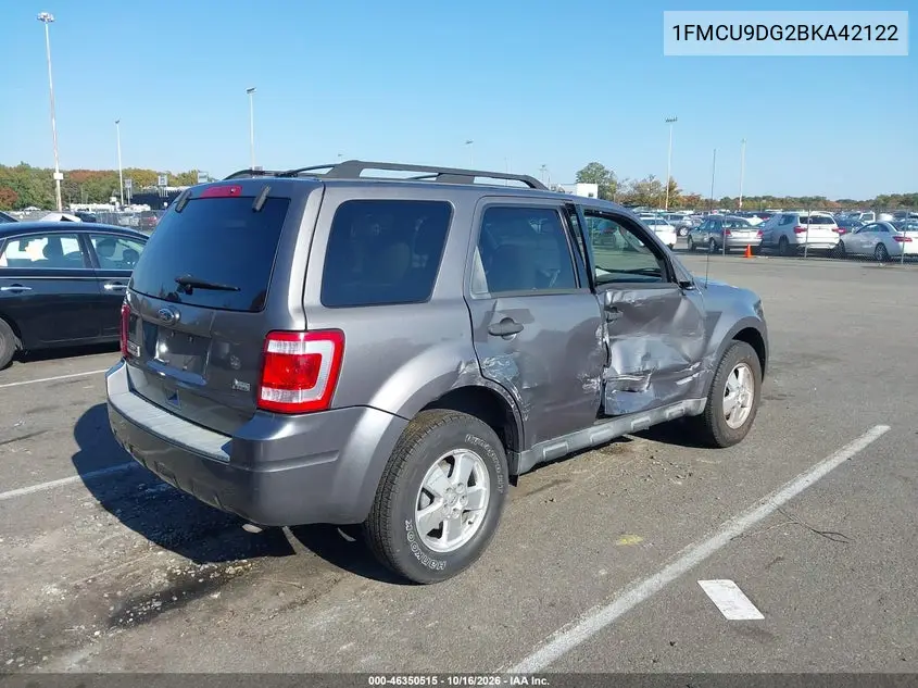 2011 FORD ESCAPE VIN 1FMCU9DG2BKA42122 — фото 4
