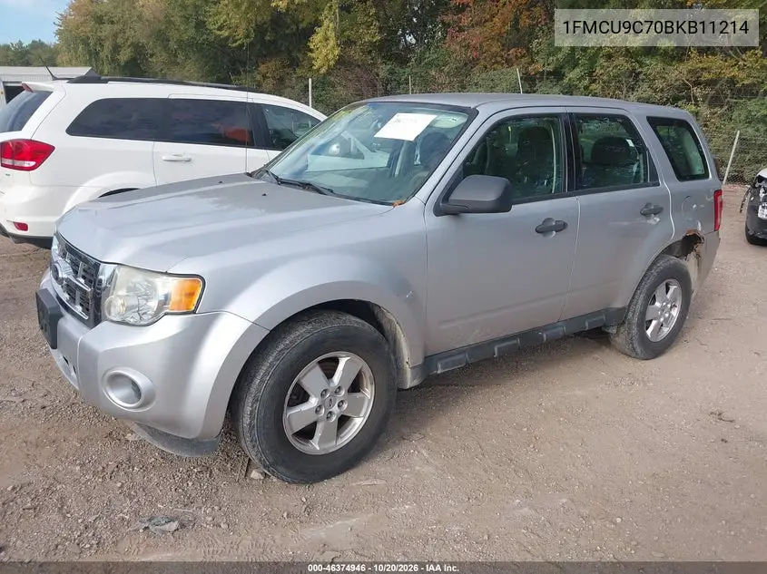2011 FORD ESCAPE VIN 1FMCU9C70BKB11214 — фото 2