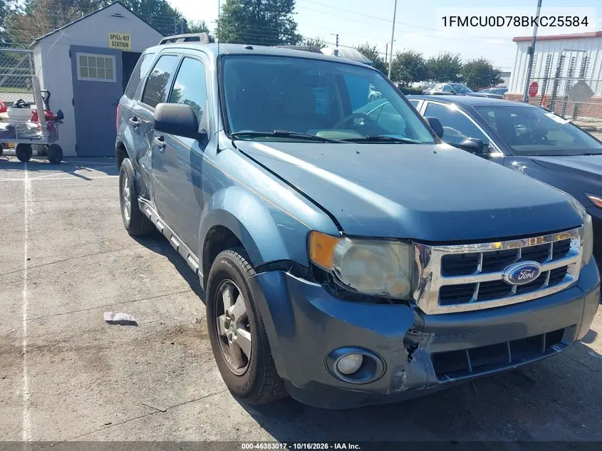 FORD ESCAPE 2011, VIN 1FMCU0D78BKC25584