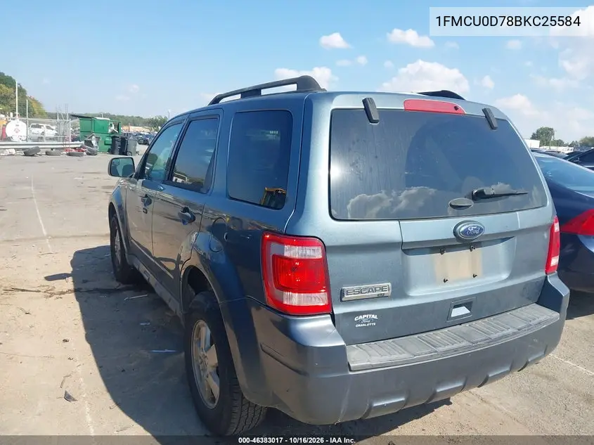 2011 FORD ESCAPE VIN 1FMCU0D78BKC25584 — фото 3