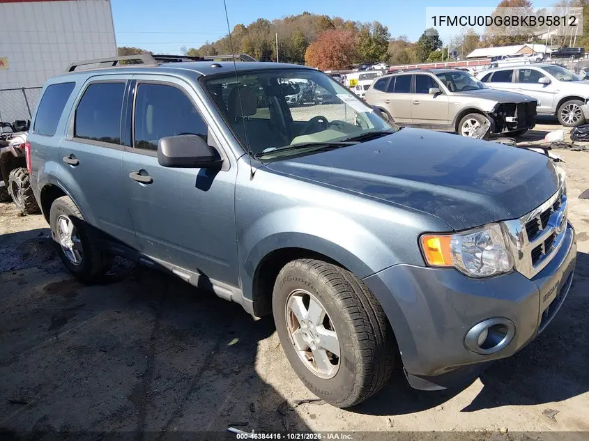 FORD ESCAPE 2011, VIN 1FMCU0DG8BKB95812