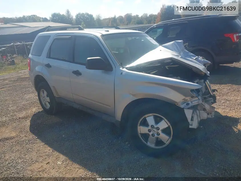 FORD ESCAPE 2011, VIN 1FMCU0DG9BKC21639