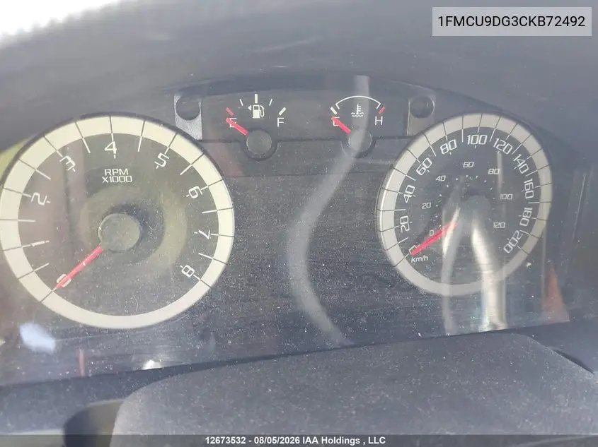 2012 FORD ESCAPE VIN 1FMCU9DG3CKB72492 — фото 15