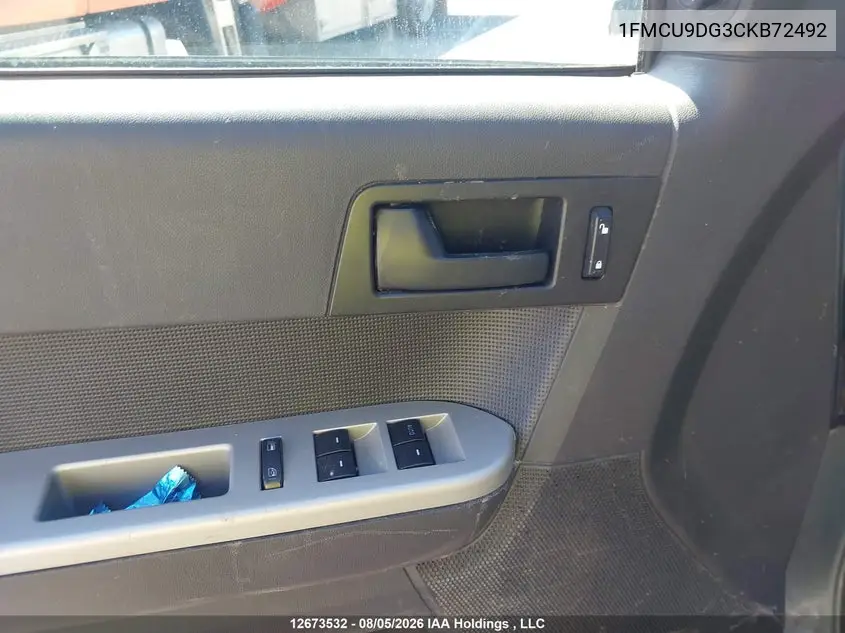 2012 FORD ESCAPE VIN 1FMCU9DG3CKB72492 — фото 18